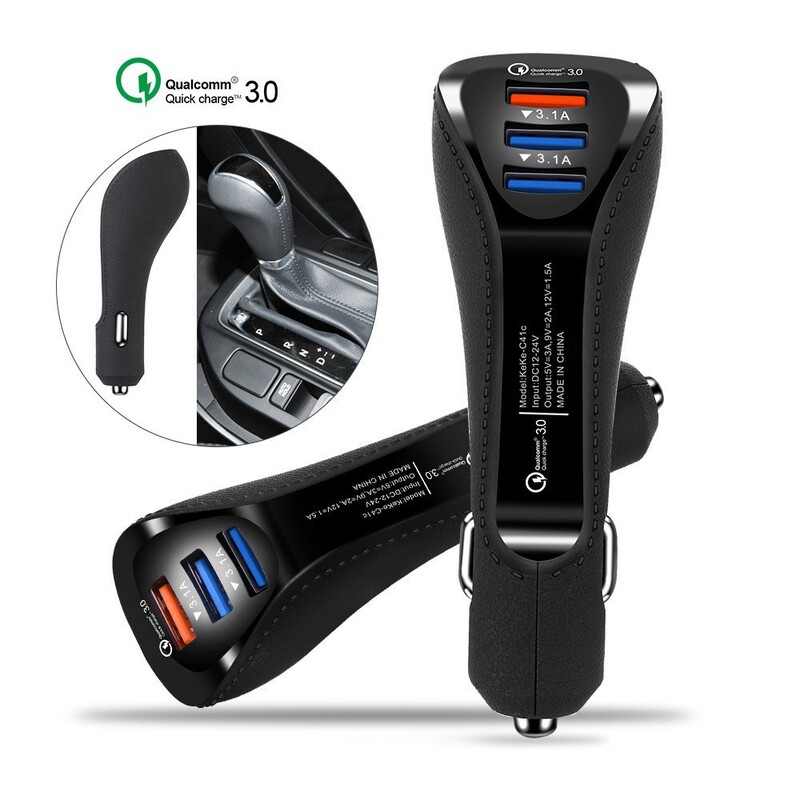 多uポートqc3.0車載充電器3a 1ドラッグ5 42w急速充電3u 4u 5usb自動車充電器でタバコを注文する|undefined