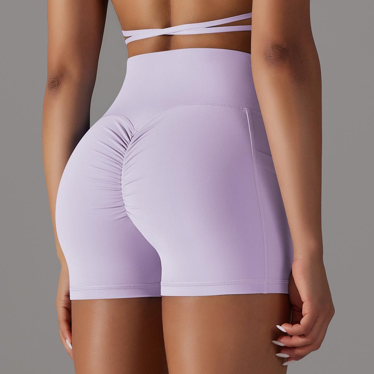 Simple Style Sports Solid Color Nylon Active Bottoms Shorts display picture 75