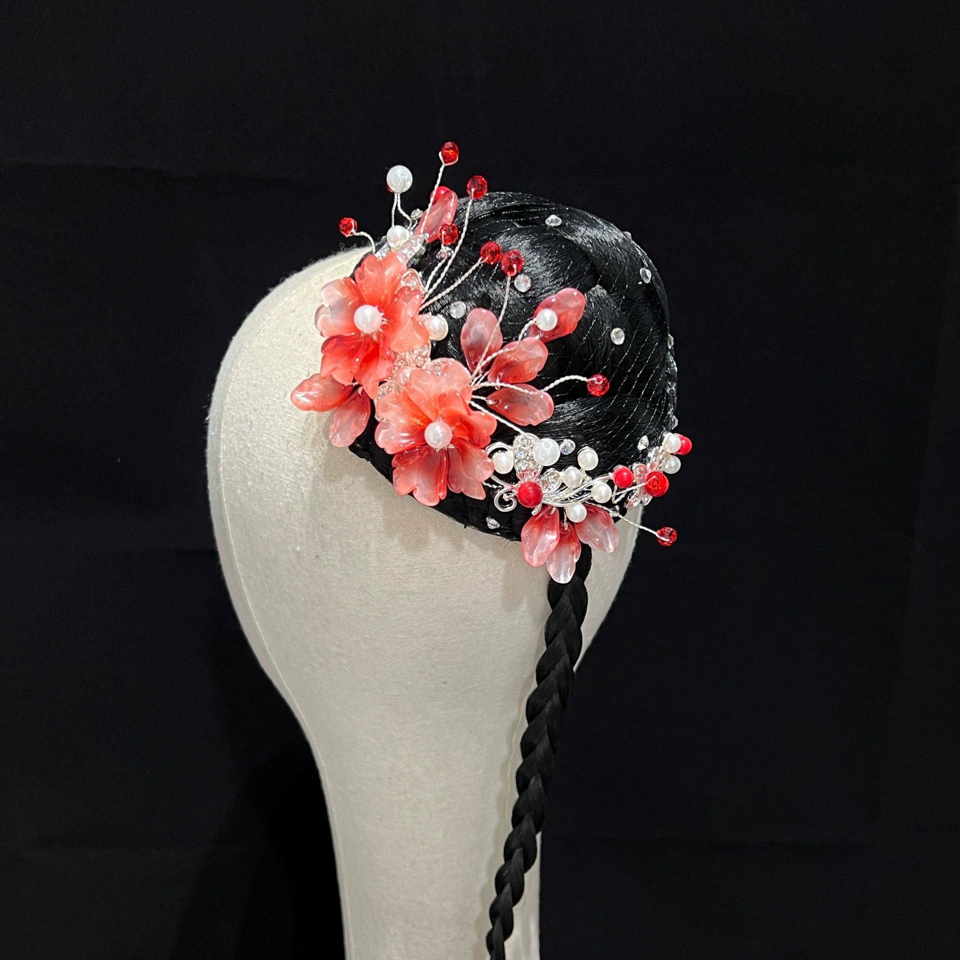 Новые головные уборы для танцев и аксессуары для волос для экзаменов по сольным танцам, народных танцах Цзяочжоу Янко