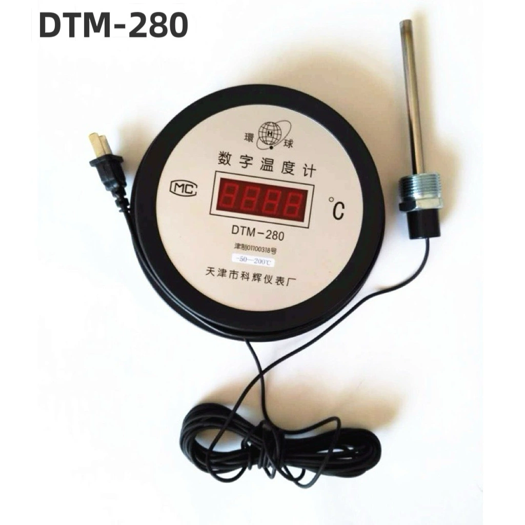 Прямые поставки с завода цифровой термометр DTM-280B с ЖК-дисплеем и водонепроницаемым зондом.
