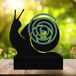 跨境爆款户外露营创意金属蚊香架蜗牛线圈架蚊香铁艺工艺品