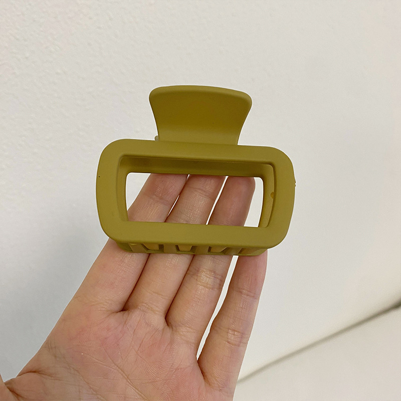 Clip de agarre, gran cantidad de cabello, horquilla esmerilada, horquilla simple, horquilla de tiburón, nuevo y exquisito tocado de alta gama, horquilla femenina