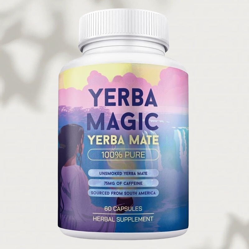 スポット新製品クロスボーダーマテ茶カプセル 60/ボトル YerbaMateInstantTea パラグアイ茶卸売|undefined