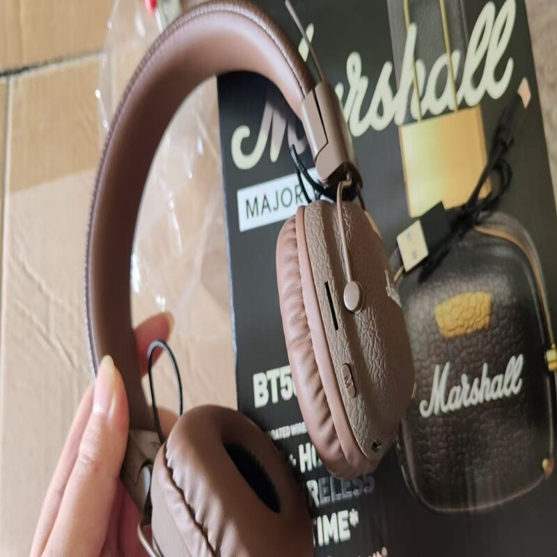 マーシャルMARSHALL MAJORV 5世代ヘッドセット無線bluetoothイヤホンのロゴ付きクロスボーダーを適用|undefined