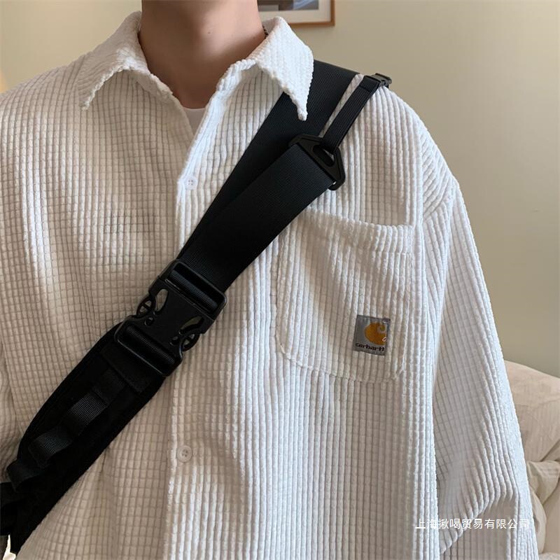 Waffle Corduroy Hong Kong Style Shirt for Men, Loose Trendy Stylish Ins Japanese Style Shirt Jacket Waffle Corduroy Hong Kong Style Shirt for Men, Loose Trendy Stylish Ins Japanese Style Shirt Jacket