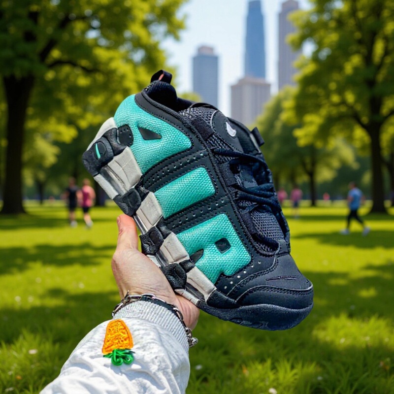 Putian shoes Pippen Air Platinum Panda Liquid Silver running air cushion thick-soled sports casual men's and women's basketball shoes Putian shoes Pippen Air Platinum Panda Liquid Silver running air cushion thick-soled sports casual men's and women's basketball shoes