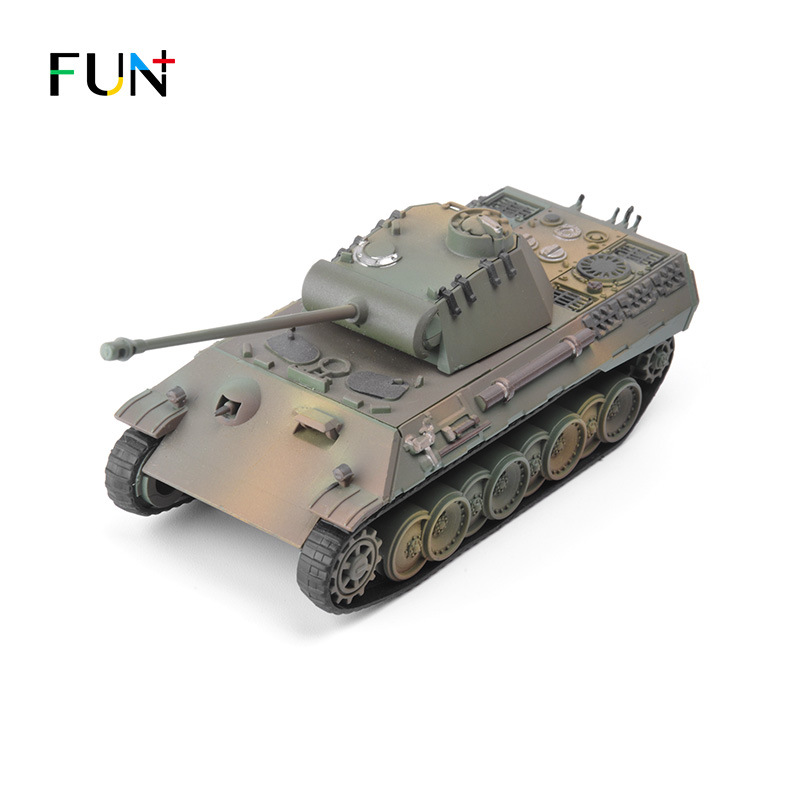 Lejia World War IIPanther Type AHand-painted Version1:72 Glue-free Assembled Tank Model Simulation Military Toy Ornaments