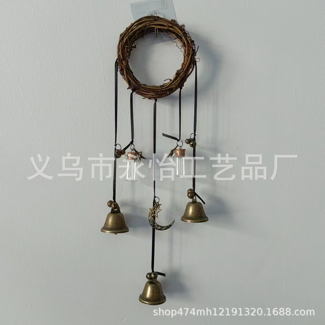 Защитный подвесной дверной колокольчик-ворч Ворожея просьба Crystal Wind Bells для комнаты украшение