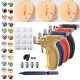 Amazon cross-border micro-pain ear piercing gun ear nail gun piercing suit 12-color diamond stud ear piercing tool