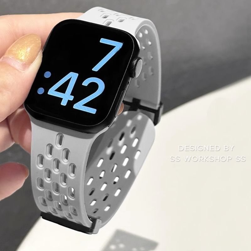 適用apple腕時計バンドシリコン磁気バックルiWatch10腕時計バンドs 10/8/s 9567世代男女|undefined