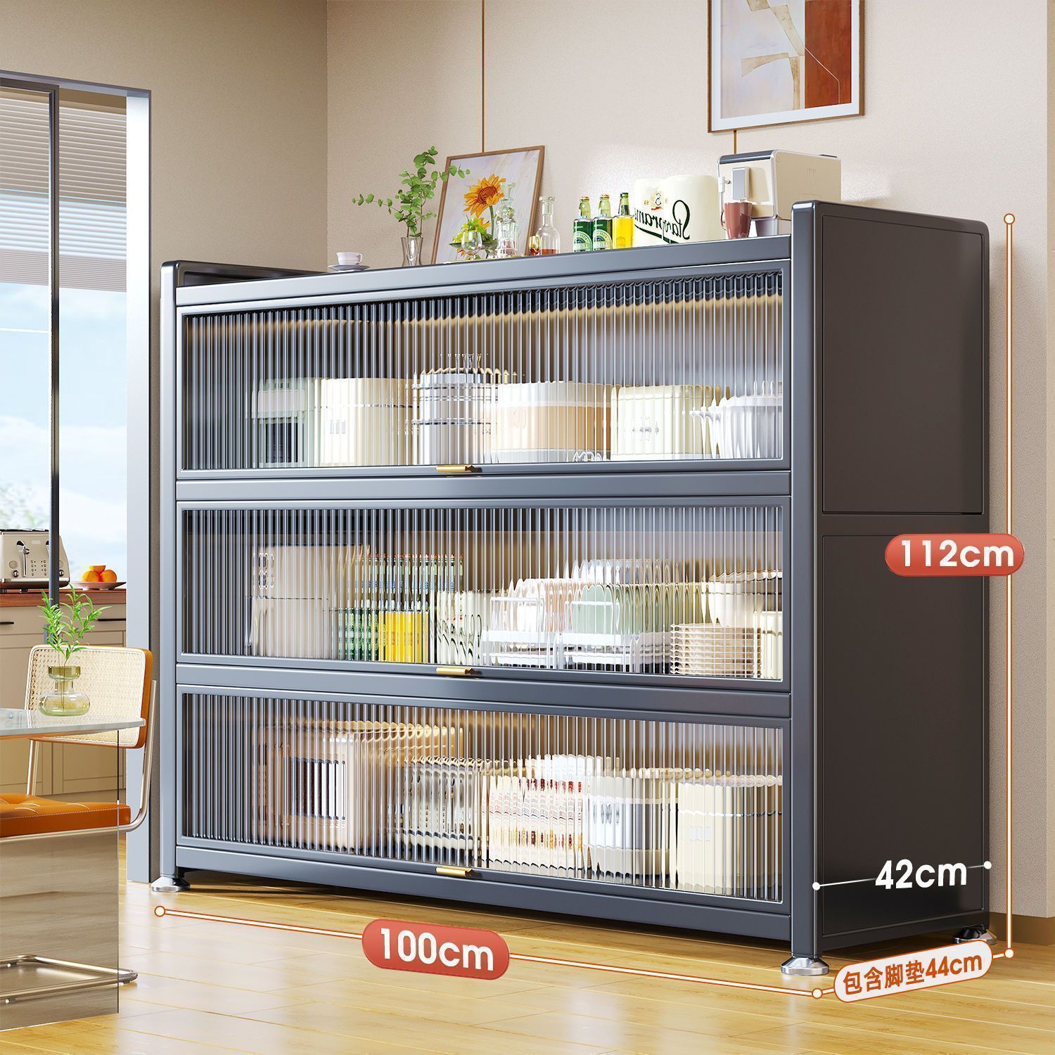 Fábrica directa gabinete de comedor gabinete de té gabinete de cocina rural gabinete de sala de estar gabinete de comedor tablero de roca barra de té