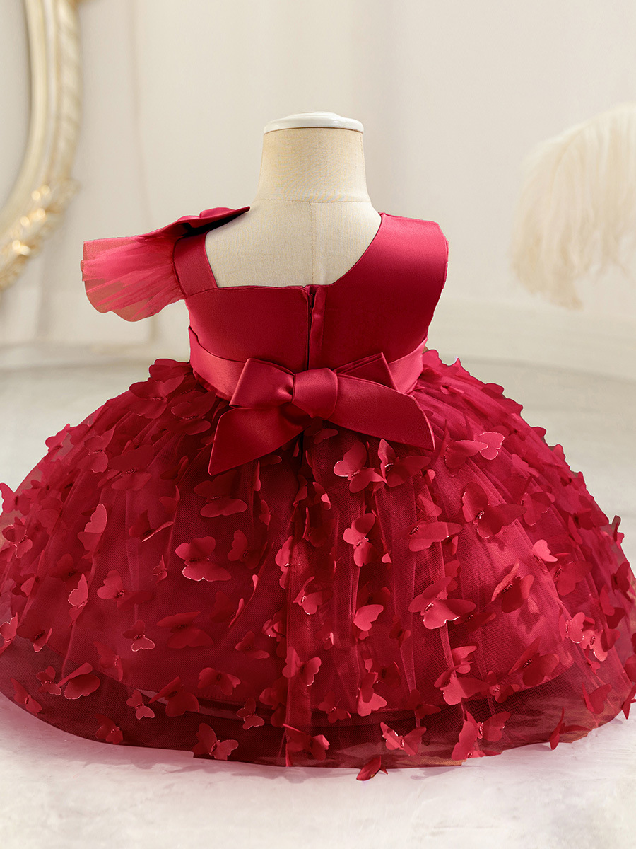 Nuevo bebé transfronterizo, vestido de princesa infantil, vestido de aniversario, vestido de niña, vestido de espectáculo