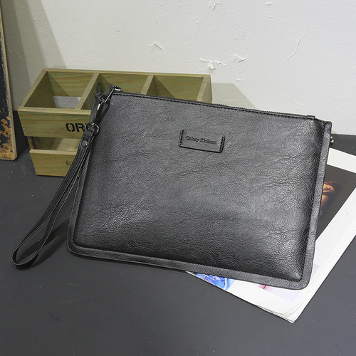 Men's clutch bag large capacity clutch bag card bag envelope bag with card slot hand bag 2024 new casual bag trend