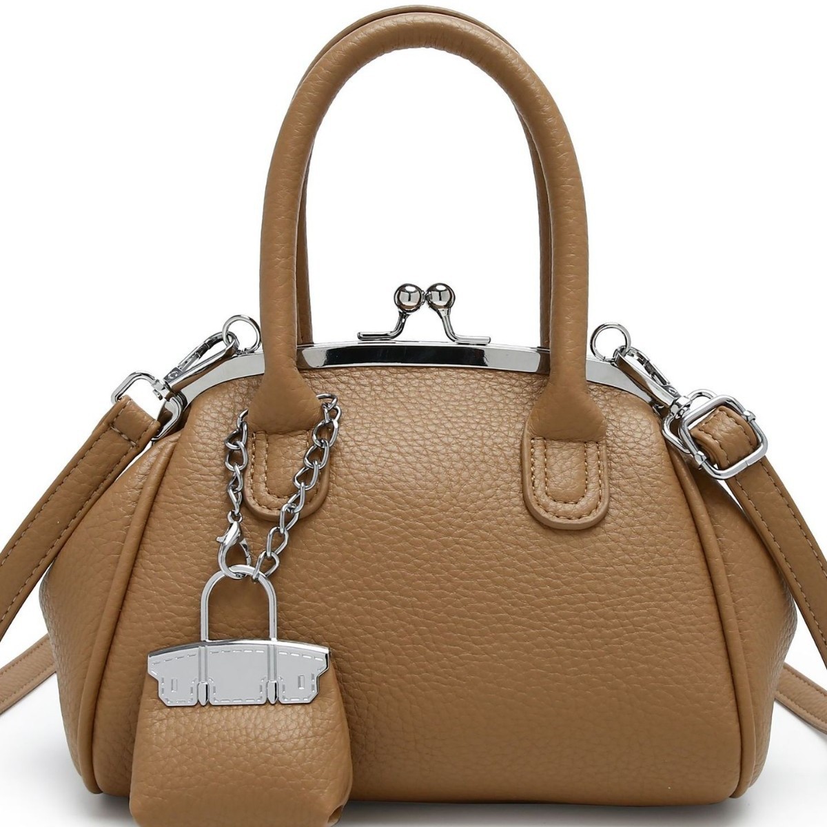 Bolso con hebilla de sensación de alta gama 2025 nuevo bolso de bolos bandolera de diseño de nicho retro bolso pequeño para mujer