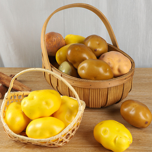 Simulation potato vegetable model foam fake potato for film and television props children's early education cabinet decoration