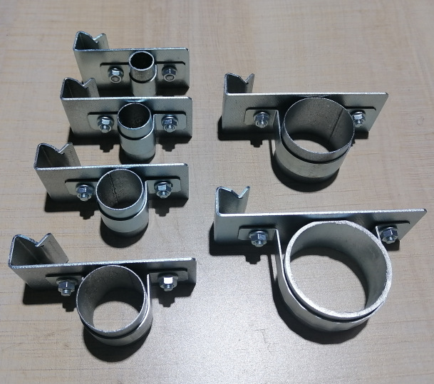 钢结构H钢管卡 弹簧钢管夹 电线管卡子 kbg pvc管固定