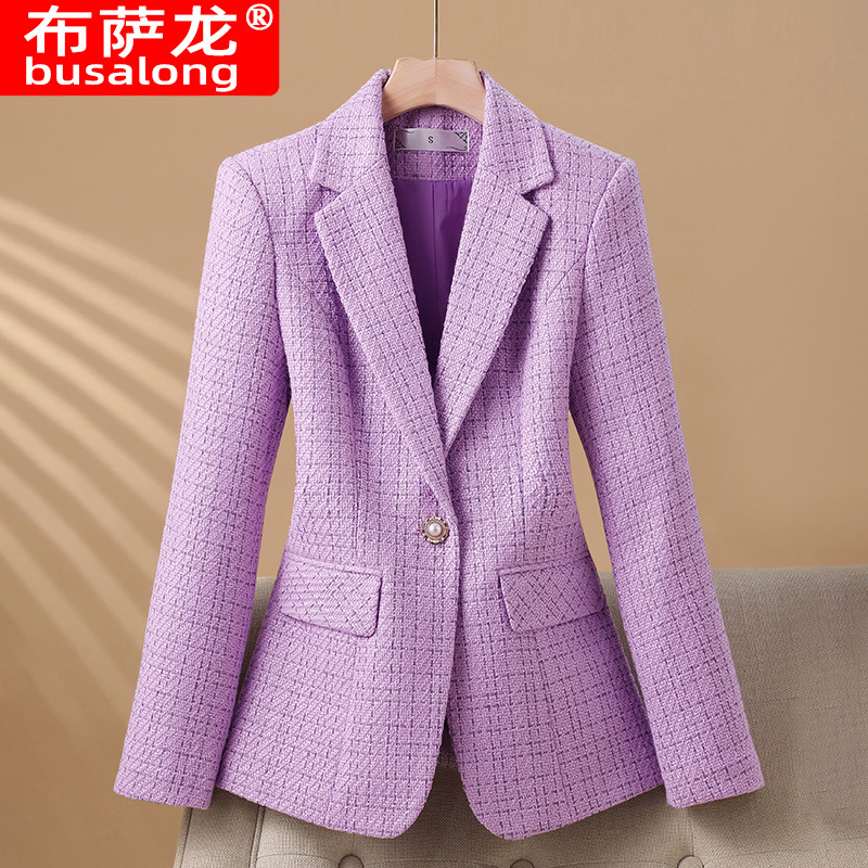 New Bergamong Kingong Women's Long-Sleeved Professional Suit Formal Wear Women's Jacket Work Clothes 8893 New Bergamong Kingong Women's Long-Sleeved Professional Suit Formal Wear Women's Jacket Work Clothes 8893