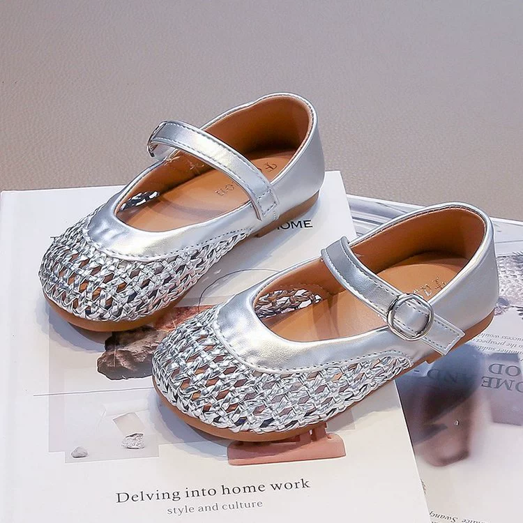 Детские кожаные туфли в британском стиле, весна 2025, новые, на липучке, модные, кросс-бордер