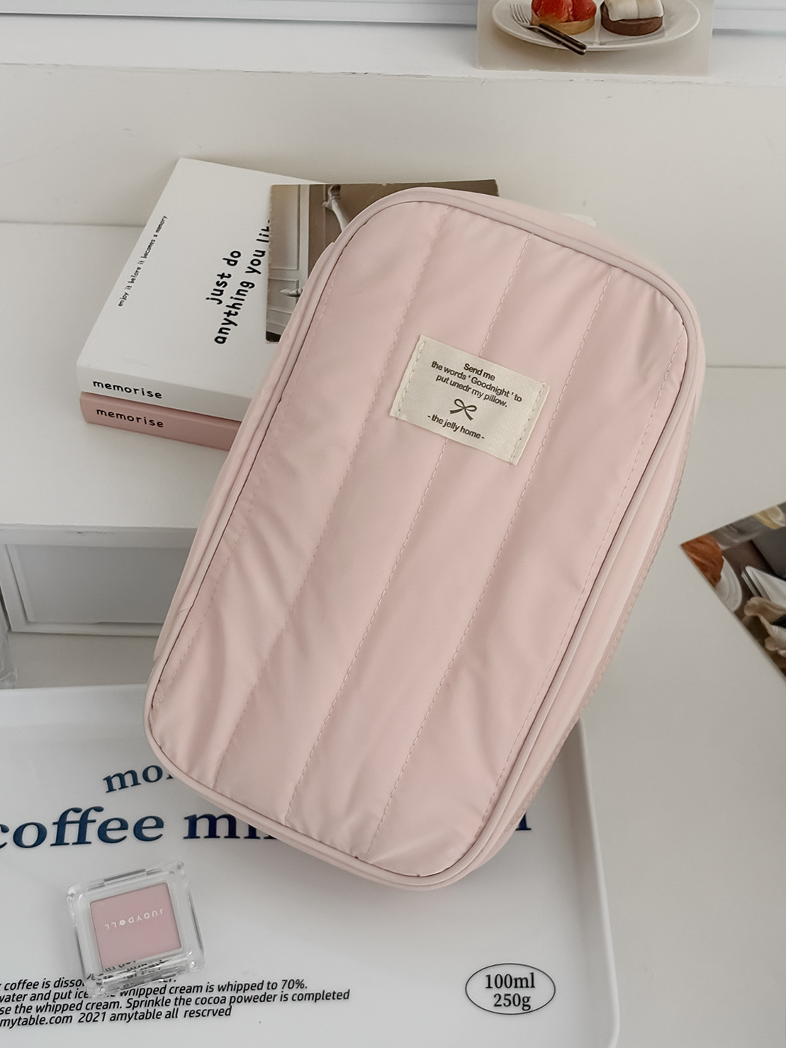 게으른남자 [세로수납가방] (핑크)