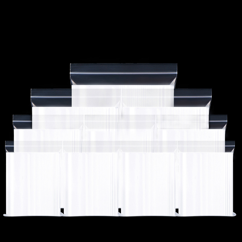 食品塑料pe自封袋透明密封袋塑料大號封口袋食品夾鏈密實骨袋印刷