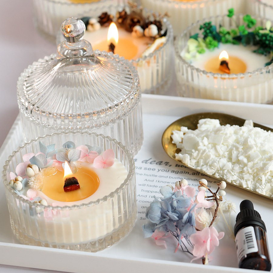 Kit de materiales para velas aromáticas artesanales de yurta para team building, fragancia de aceites esenciales, decoración del hogar al por mayor