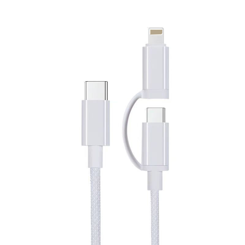 Cable de datos de carga rápida PD para teléfonos móviles para Apple 17 / 16 / 15 cable de carga trenzado tipo-c 2 - en - 1