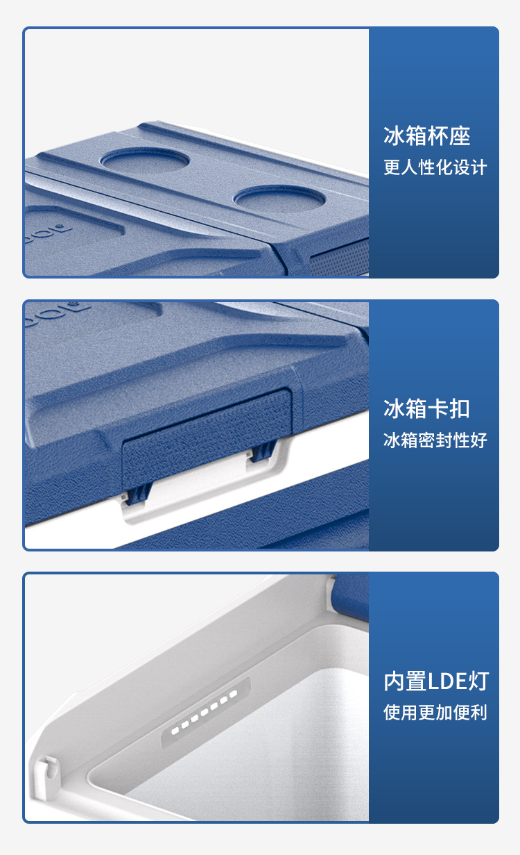 Ice Tiger Compressor Car Refrigerator Car Home Dual-use Refrigeration 12v24v Portable ZA40 Dormitory Small Refrigerator