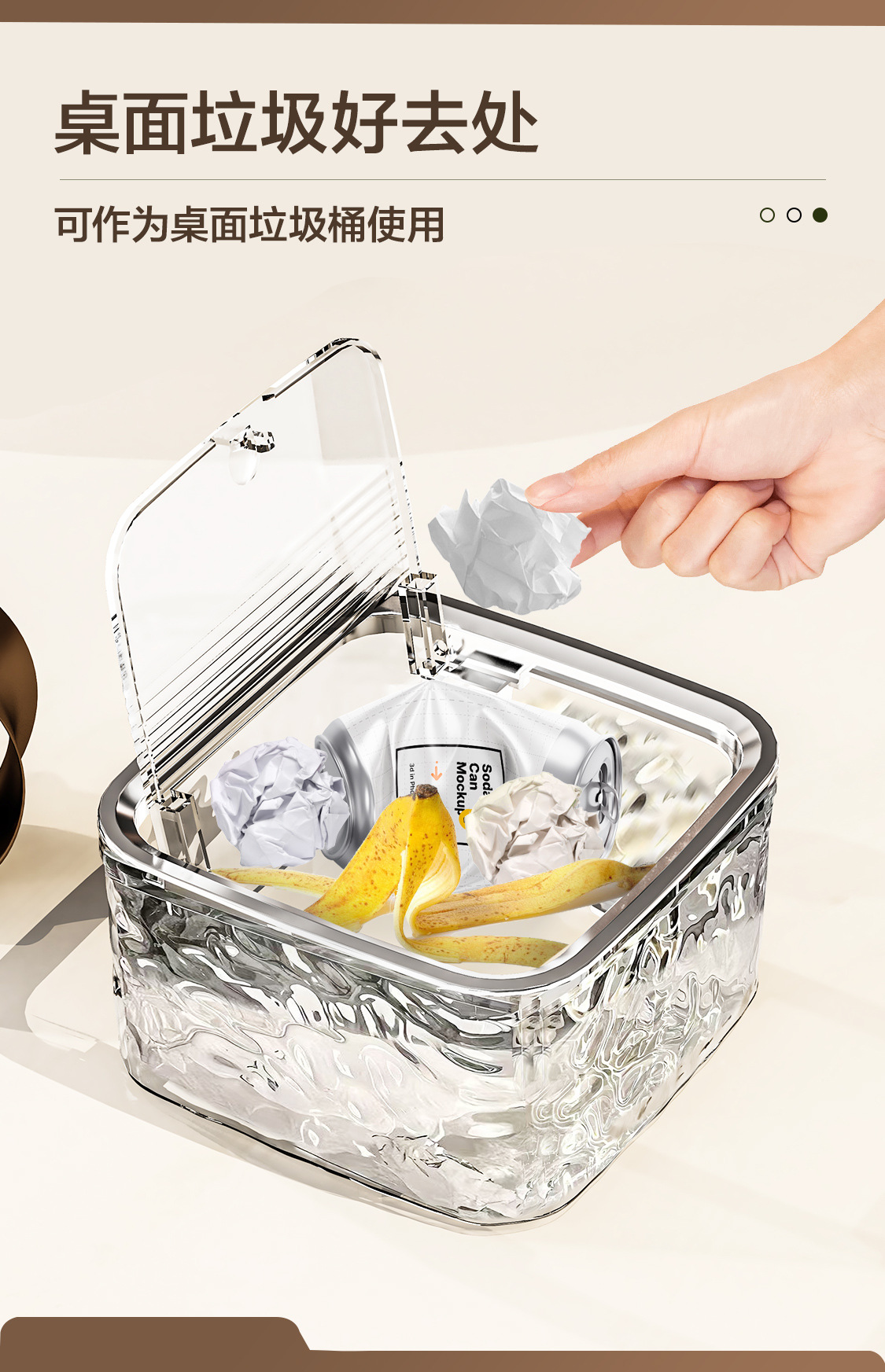 Acrylic Hair Accessories Organizer Box