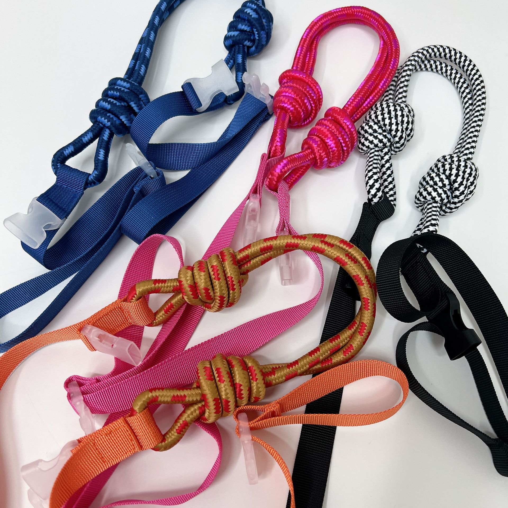 Bag two-color extended shoulder strap