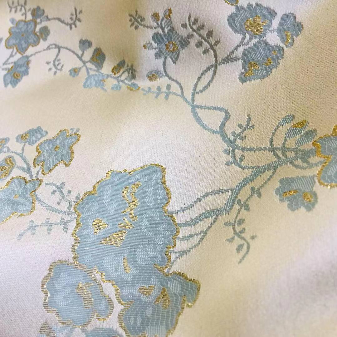 中国风提花女装外套唐装裙子旗袍箱包床品抱枕桌布高精密布新中式