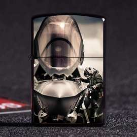 f22创意金属煤油打火机 战机图片老式防风打火机 煤油机支持代发