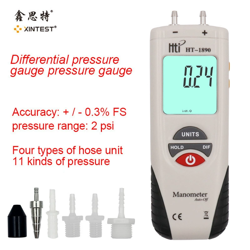 HT-1890 цифровой манометр манометр давления воздуха