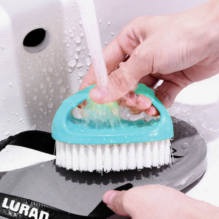 Cepillo de zapatos cepillo de limpieza colorido en forma de huevo cepillo de lavandería multifuncional cepillo de color caramelo ropa zapatos cepillo de limpieza