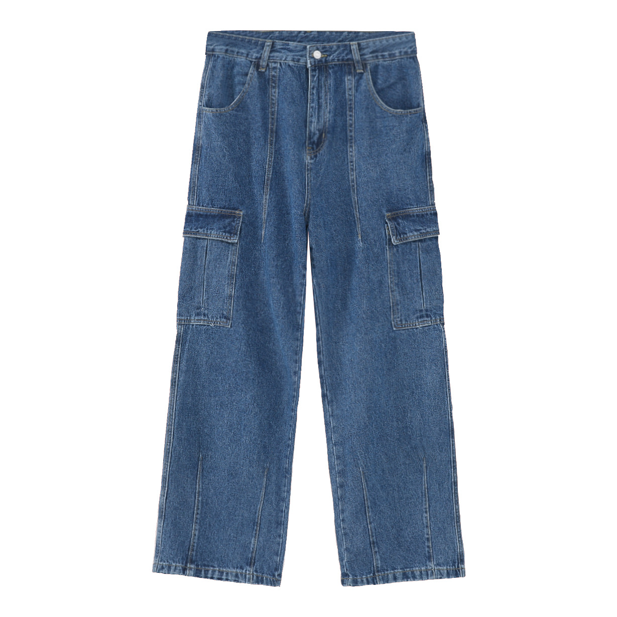 Men Wide Leg Jeans Detail 4