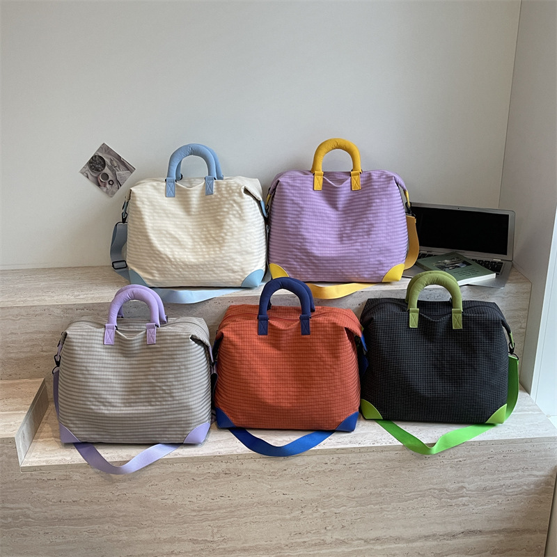 Lightweight fabric women's shoulder bag, large-capacity tote commuter bag, autumn travel crossbody bag, weekend bag, travel bag Lightweight fabric women's shoulder bag, large-capacity tote commuter bag, autumn travel crossbody bag, weekend bag, travel bag
