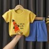 Children's summer sleeves, set, cotton T-shirt for boys, summer clothing, children's clothing