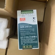 台湾明纬SDR-75/120/240/480/960导轨式24/48V开关电源12V直流PFC