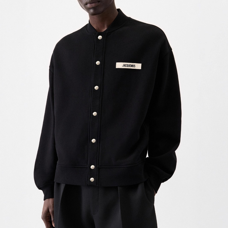 25-Year-Old Early Autumn Jacquemus Long-Sleeved Sweatshirt Trendyy Men's and Women's Logo Button Loose Cardigan