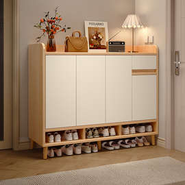 鞋柜家用门口玄关置物柜2026新款大容量多层鞋架储物柜落地收纳柜