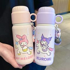 サンリオ魔法瓶カップ クロミ真空 高見え お子様通学専用 ダブルドリンクカップ 新型