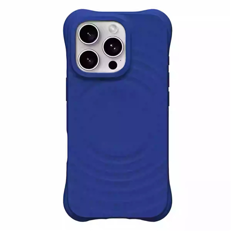 CASE联名新款柔雾紫波漾液态硅胶保护壳适用于iPhone16promax手机|undefined