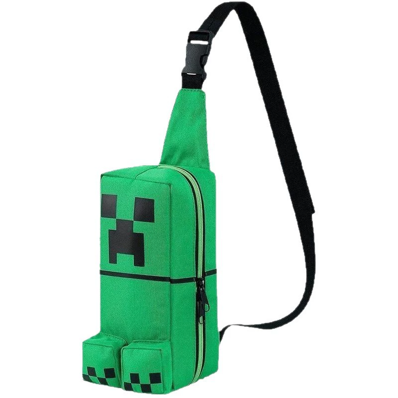 Карта Minecraft одноплечая сумка-портфель кулий страх серый волк мультяшная кукла одноплечая