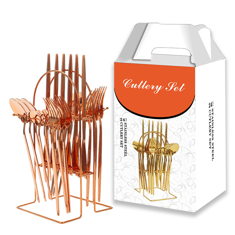 D타입 [행거] 로즈골드 24종세트