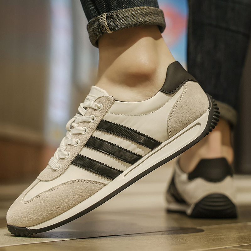 Spring Breathable Soft Sole Sports New Fashion Shoes Forrest Gump Men's Shoes Breathable Retro Sports Casual Shoes White Shoes for Men