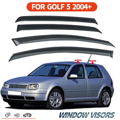 Cross-Border Export Suitable for Volkswagen Golf 5 Rain Shield Golf5 Mk5 2004+ Car Window Rain Eyebrow Rain Shield