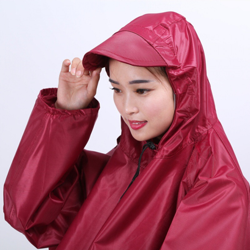 Battery Car Raincoat Electric Car Single Bicycle Motorcycle Men's Women's Korean Style Extra Large Thick Poncho with Sleeves
