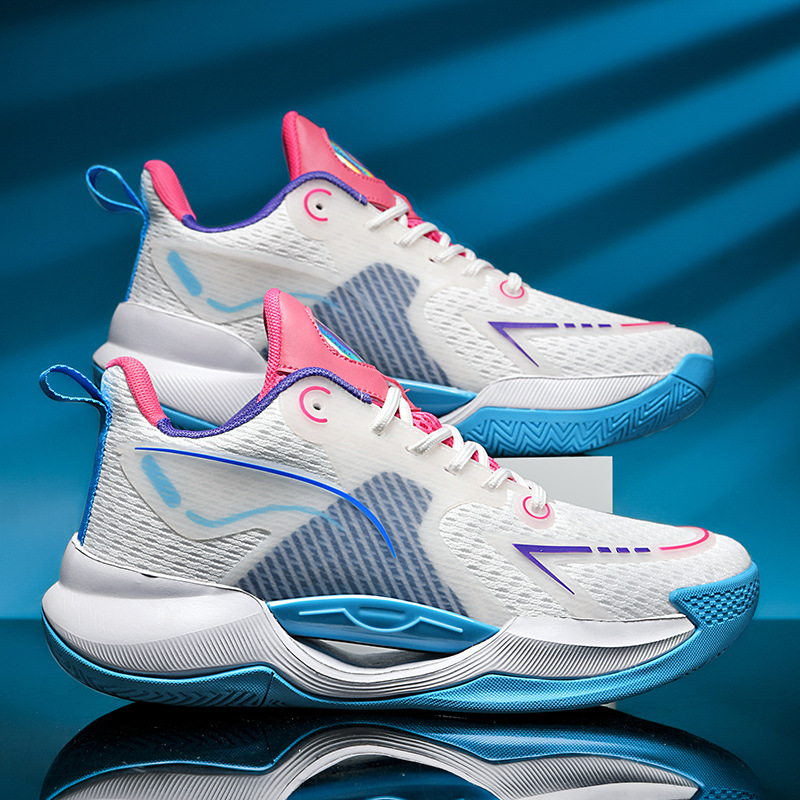 Zapatillas de baloncesto, hombres y mujeres, niños, zapatillas de deporte para adolescentes, zapatillas de entrenamiento de combate altas, zapatillas de deporte para estudiantes, venta al por mayor image 3