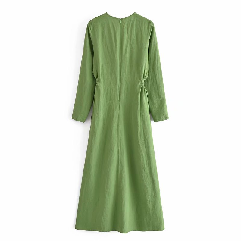 spring linen dress NSAM49132