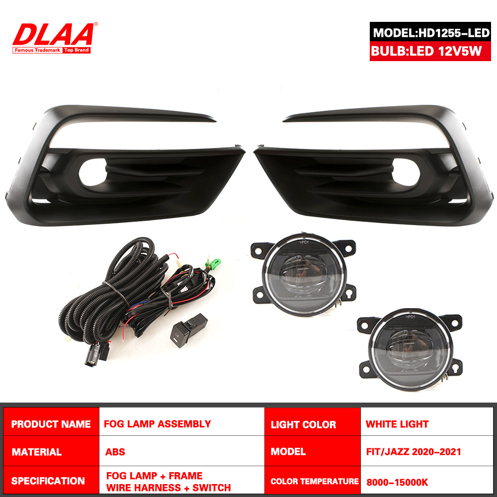 Aplicable a Honda 20 - 21 Tide Running nuevo conjunto de lámpara de niebla delantera de baja calidad LED luz diurna luz de barra delantera image 2