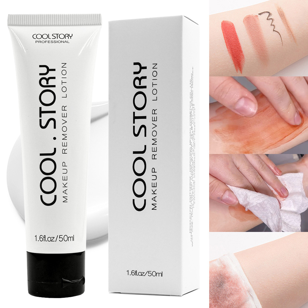 COOLSTORY Makeup Remover Cream, water-based makeup Remover Cream, Little White Tube Facial Cleansing Makeup Remover Cream, a bestseller on Douyin and Xiaohongshu Item Picture